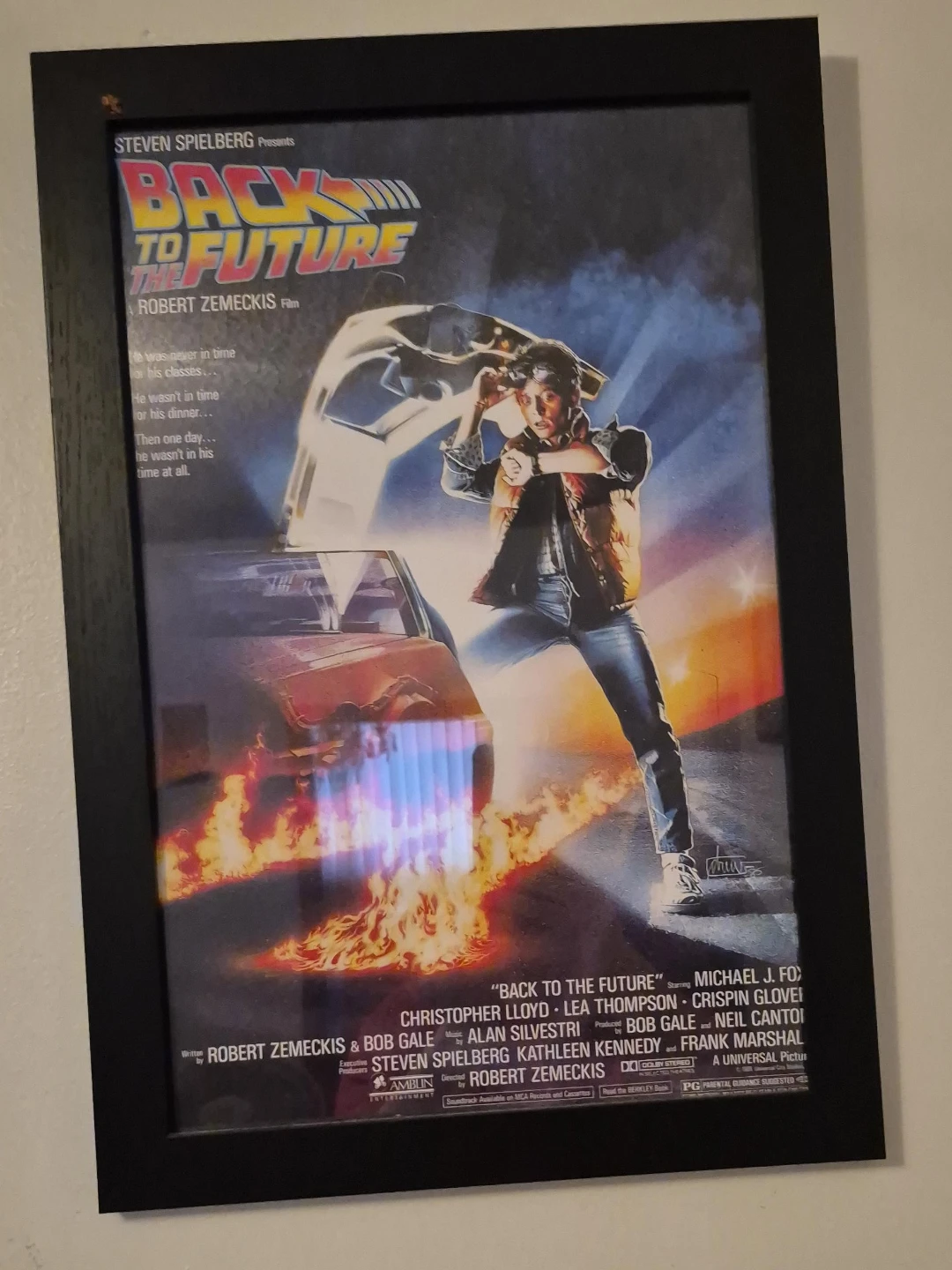 Back to the Future Framed Movie Poster