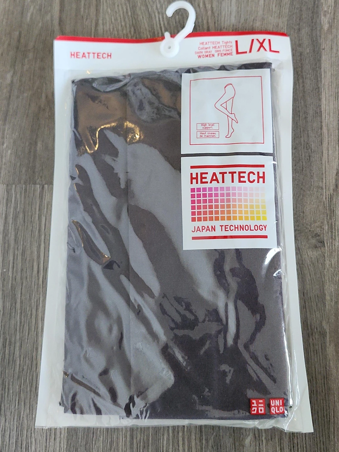 Uniqlo Heattech Tights L/XL Dark Grey