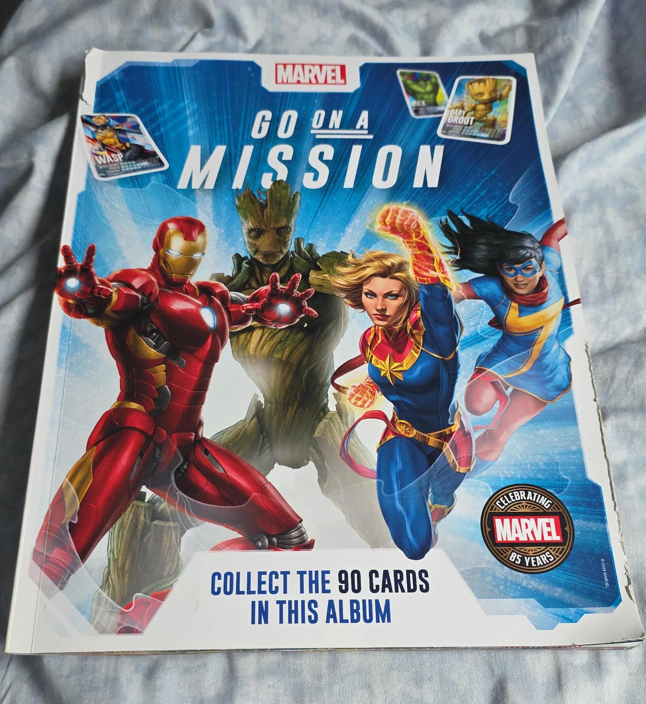 Marvel Go On A Mission Card Album - All Cards