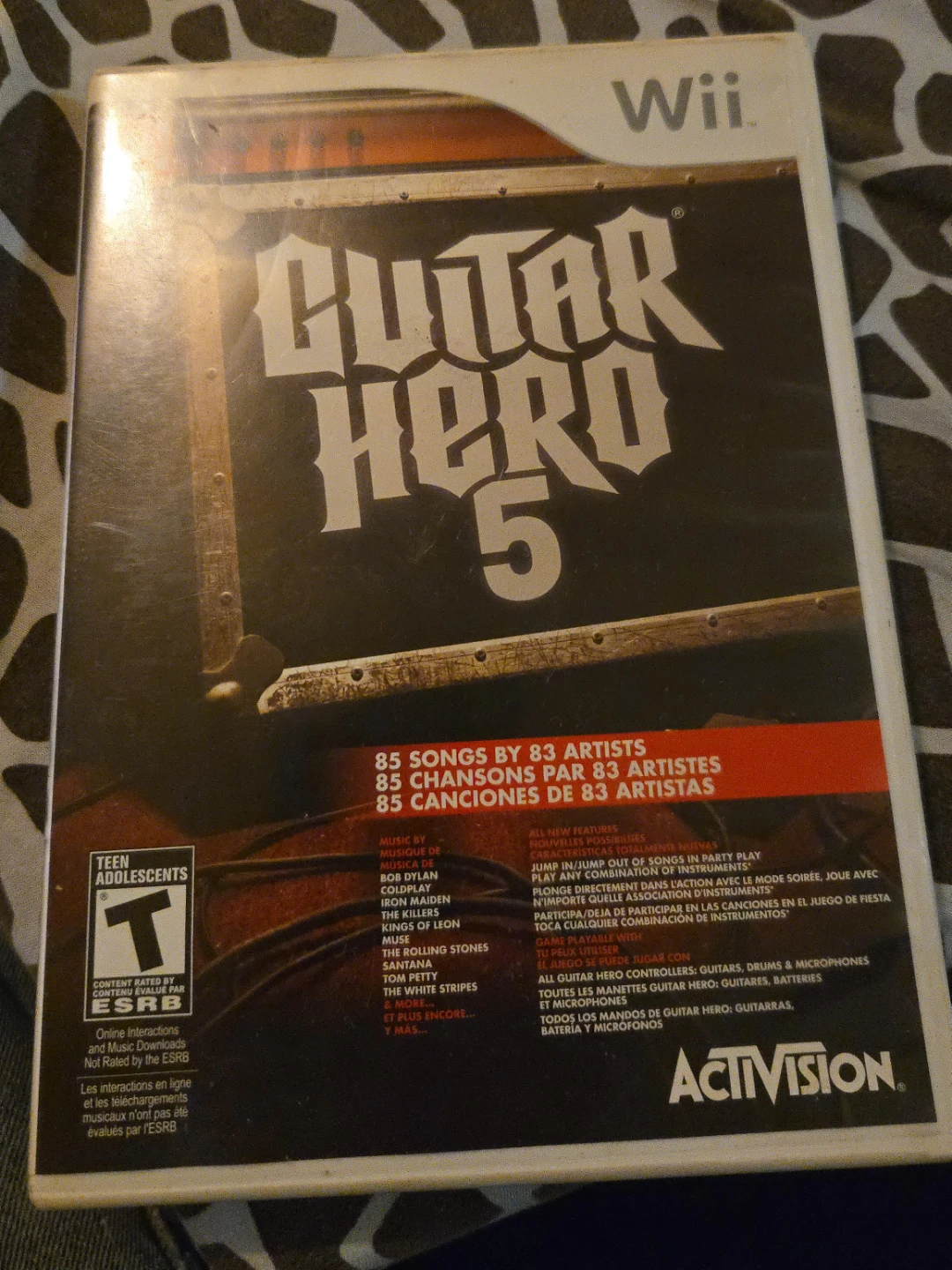 Guitar Hero 5 Video Game for Wii