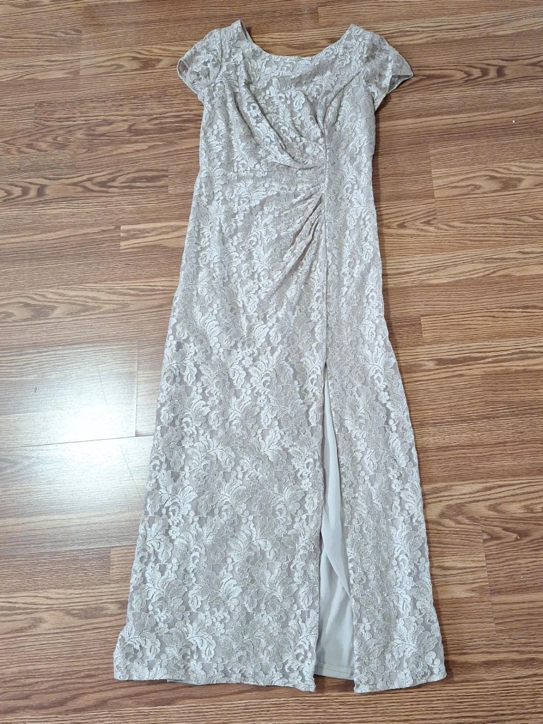 Women's Lace Dress with Slit
