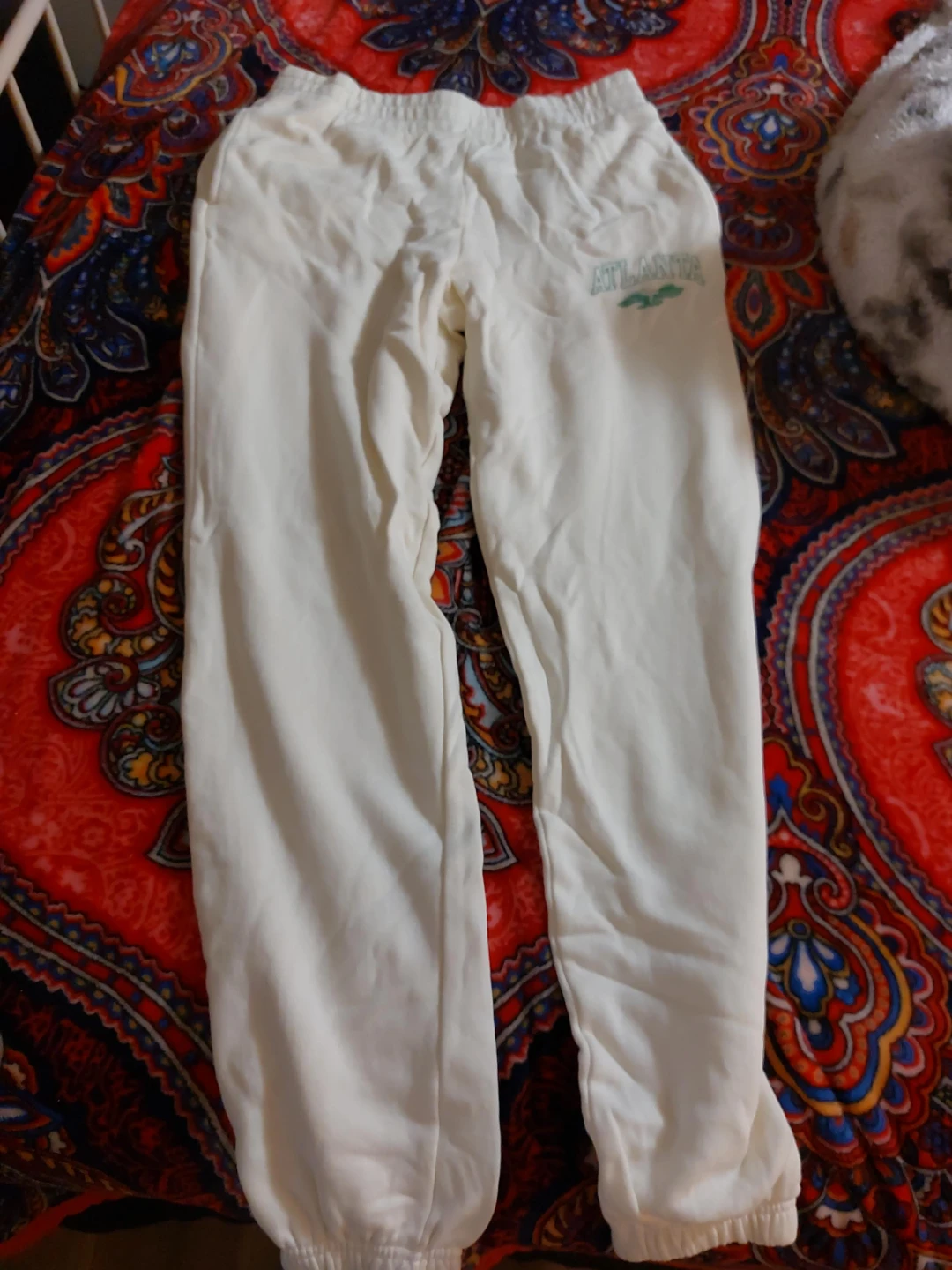 White Atlanta Sweatpants