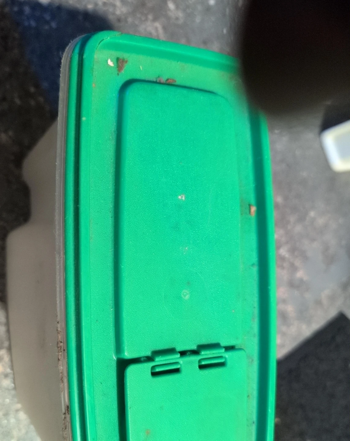 Green Plastic Storage Container
