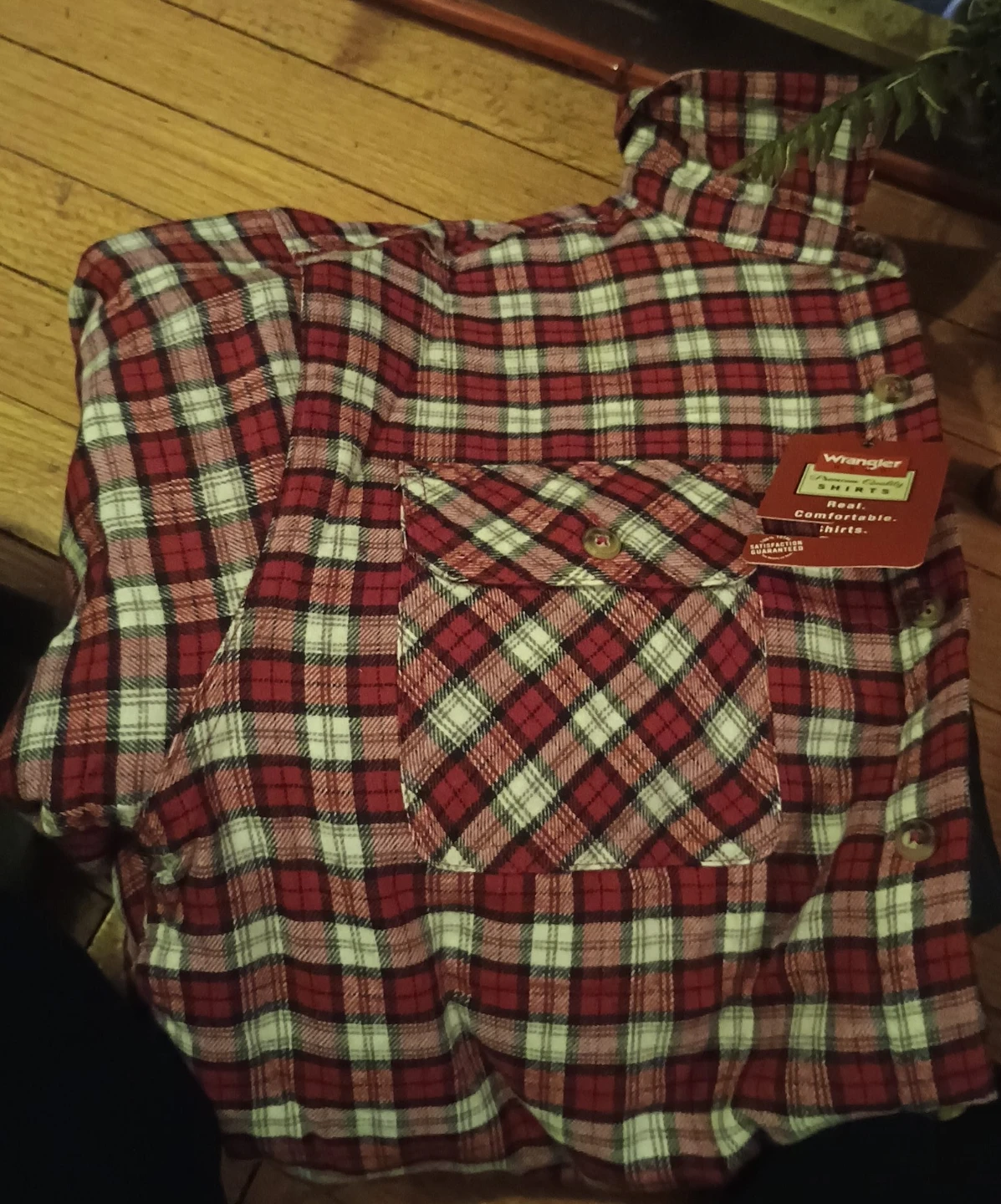 Wrangler Plaid Flannel Shirt