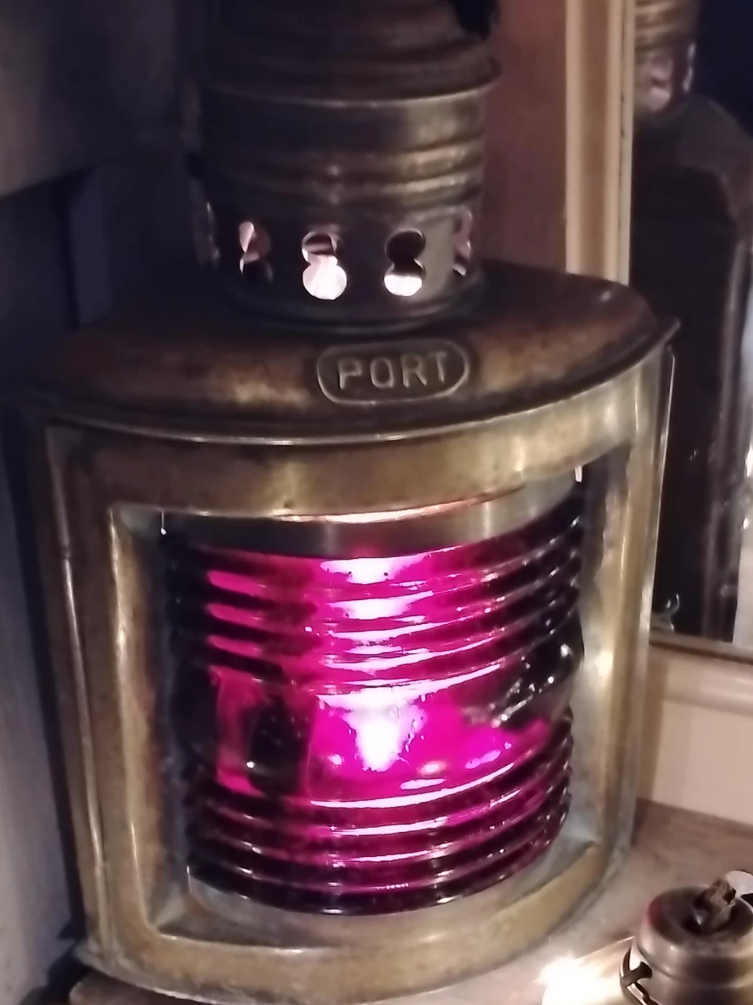 Vintage Port and starboard navigation Lantern