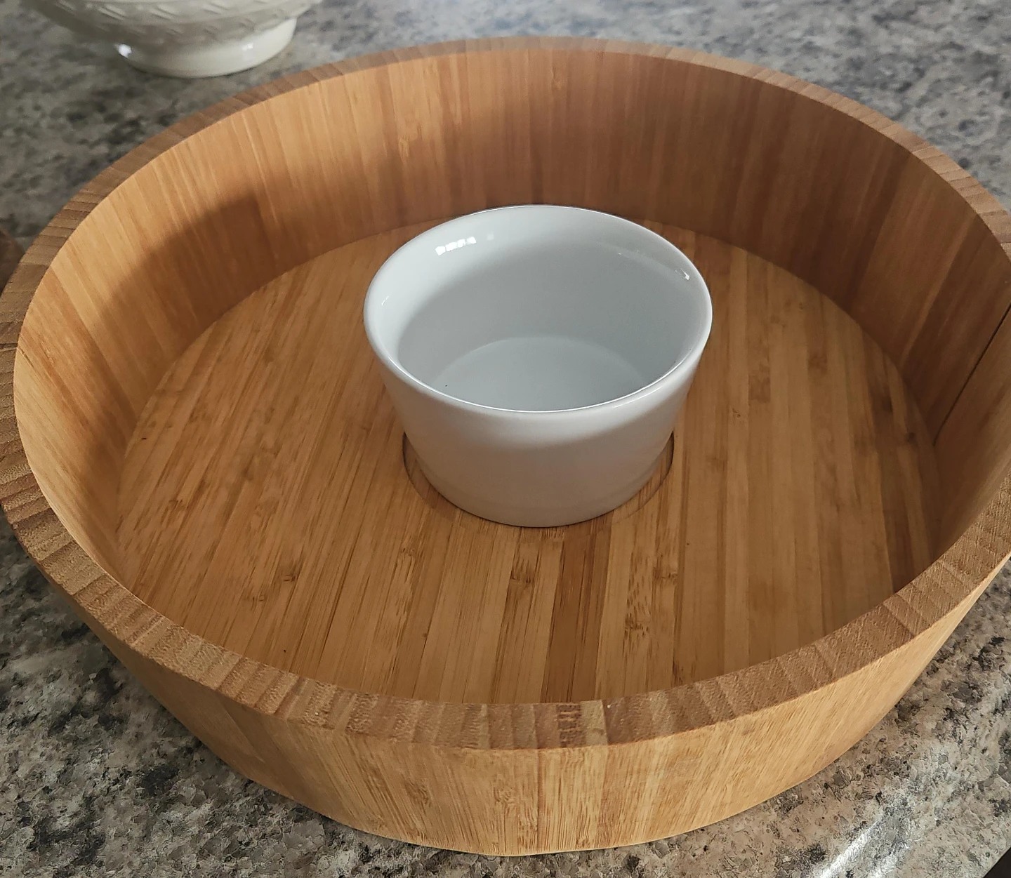 Bamboo Chip and Dip Platter