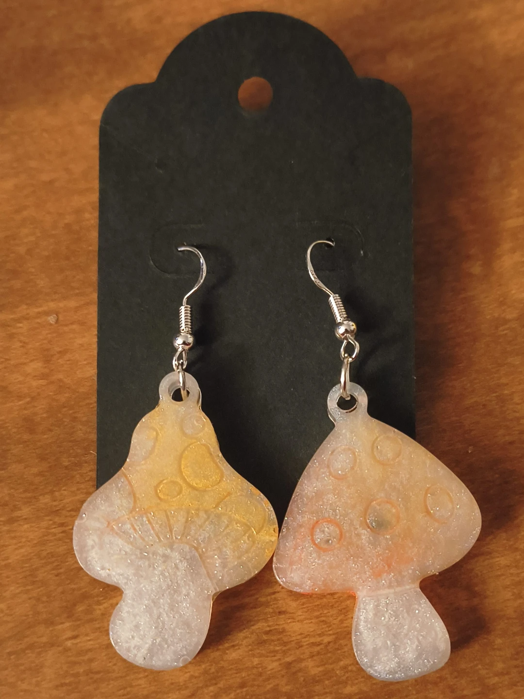 Handmade Mushroom Earrings