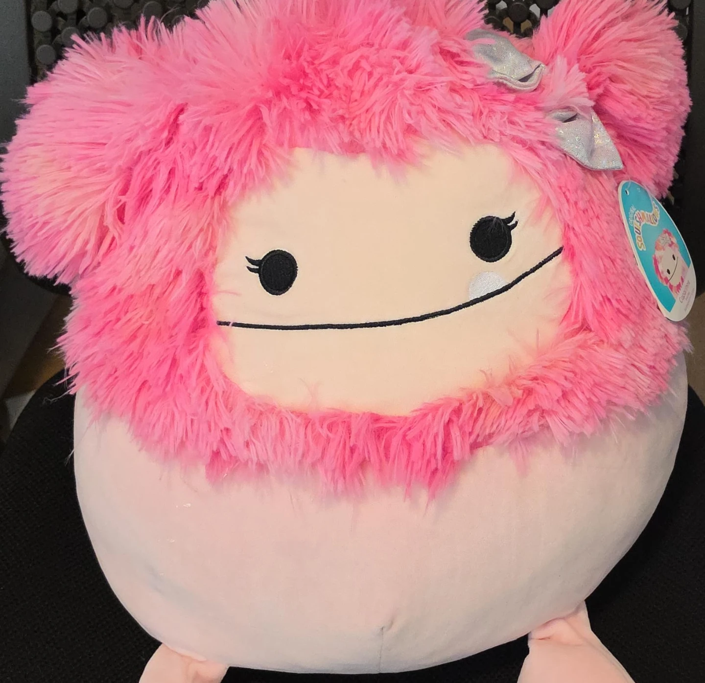 Squishmallow Pink Fuzzy Creature Plush Toy