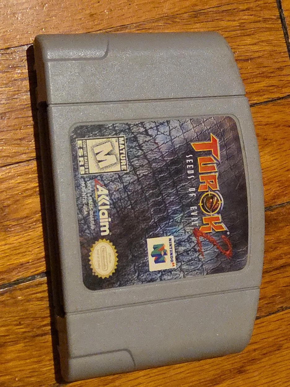 Nintendo 64 Turok 2: Seeds of Evil Game Cartridge