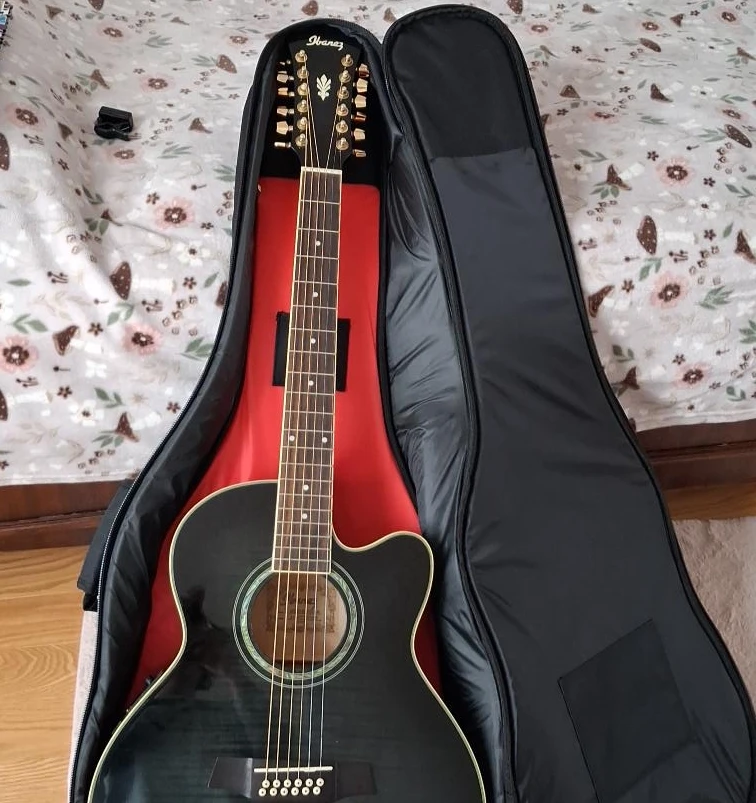 Ibanez AEL2012E-TKS 12-String Acoustic-Electric Guitar with Case