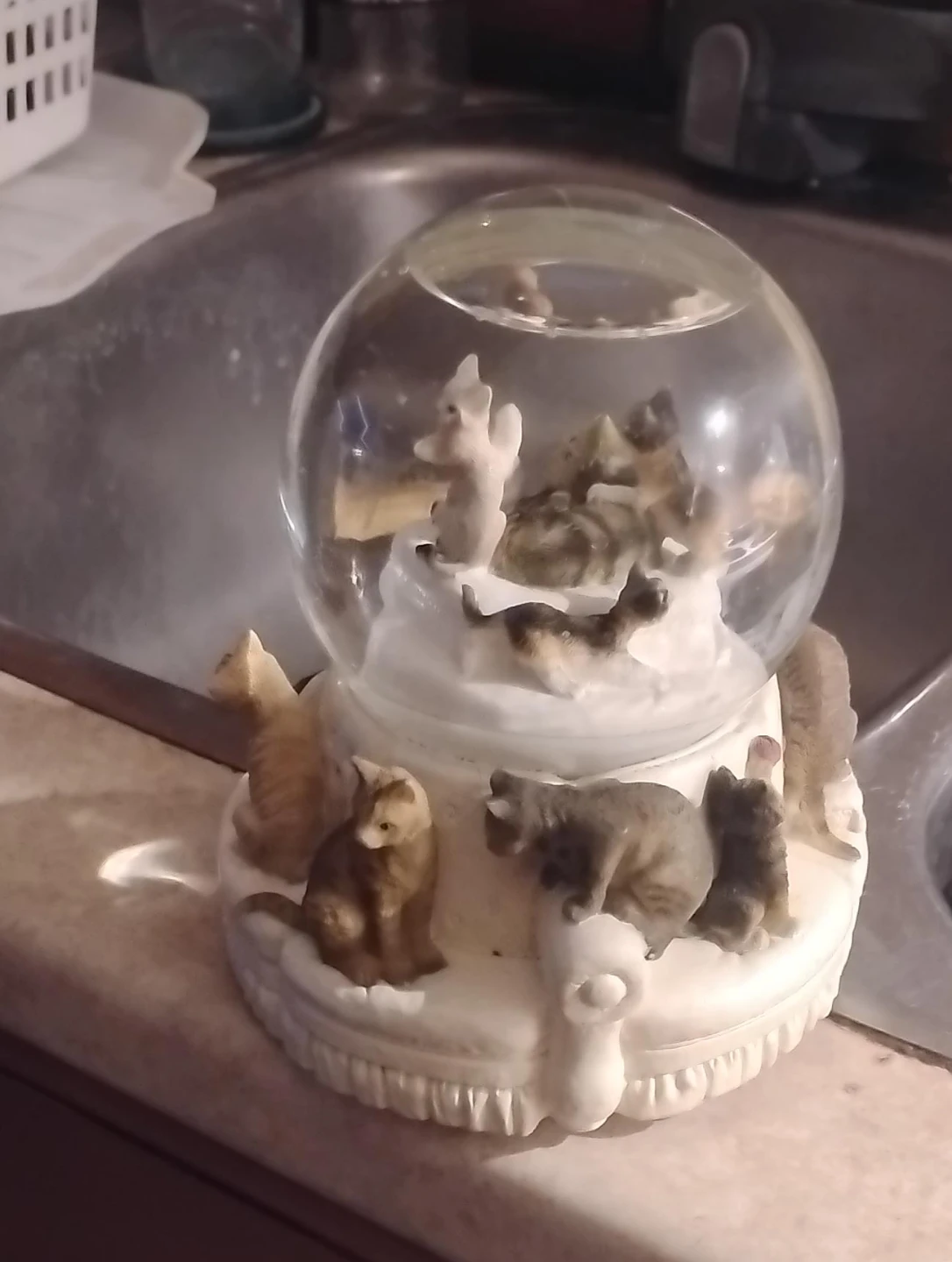 Cat Themed Decorative Water Globe