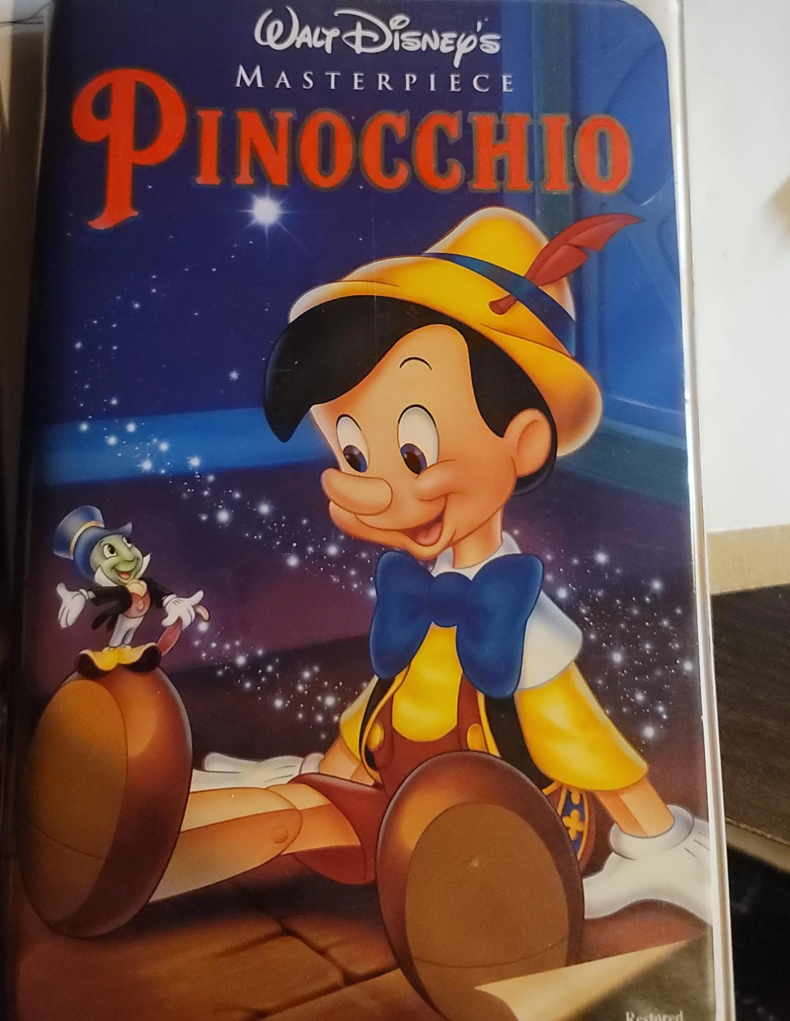 Walt Disney's Pinocchio VHS Tape