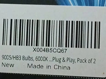 9005/HB3 LED Bulbs - 6000K, Pack of 2