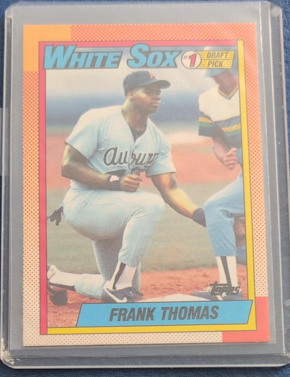 1990 Topps Frank Thomas #414 White Sox Baseball Card