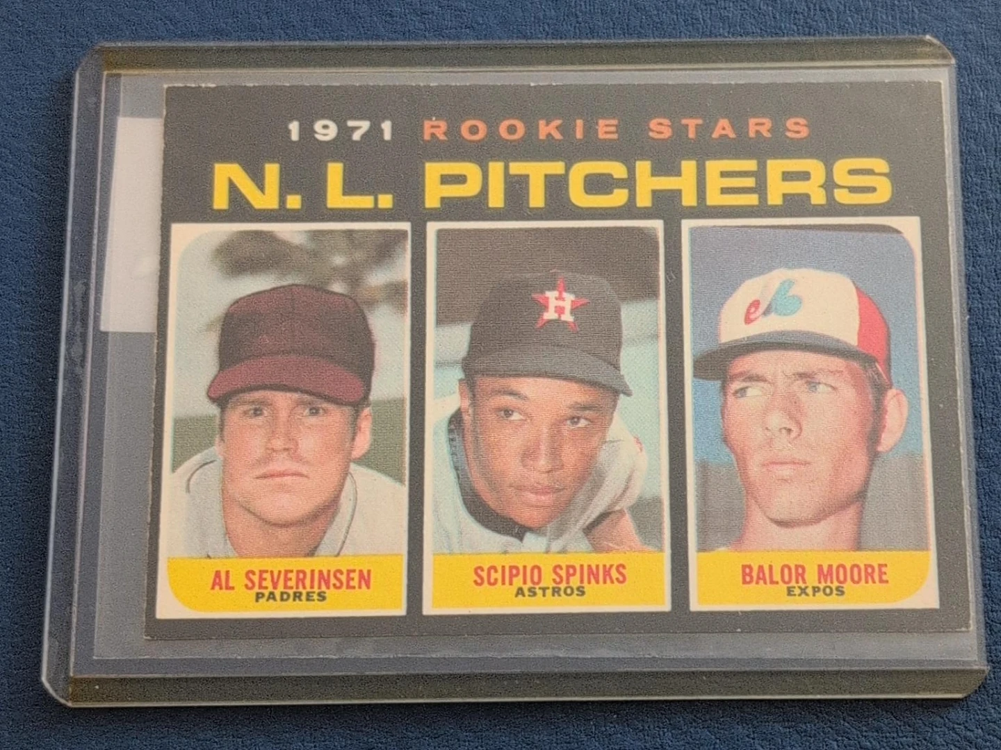 1971 Topps Rookie Stars N.L. Pitchers Baseball Card