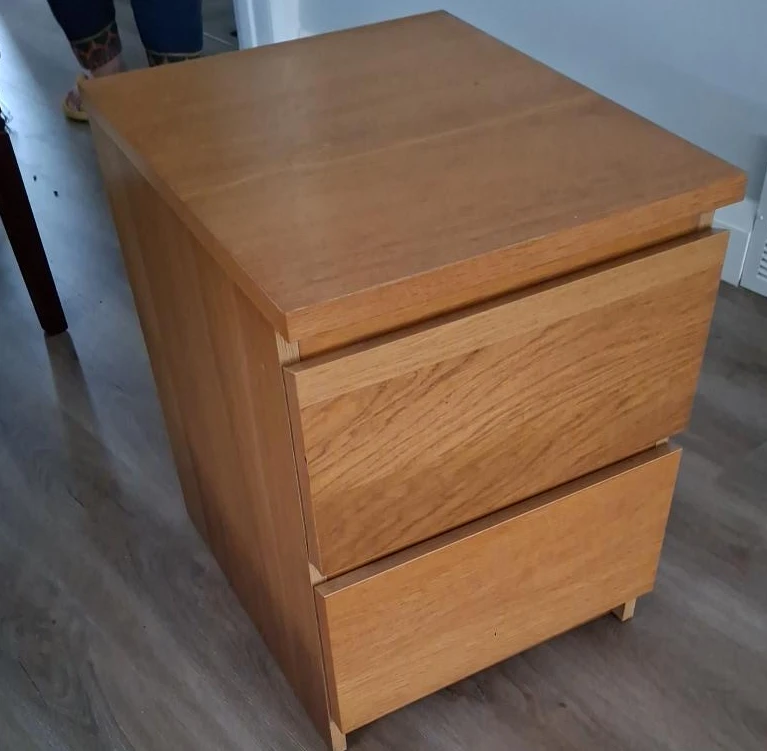 2 x Wooden Nightstands / Side Tables - photo 2
