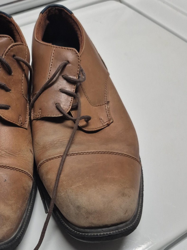 Brown Leather Dress Shoes - Size 10.5