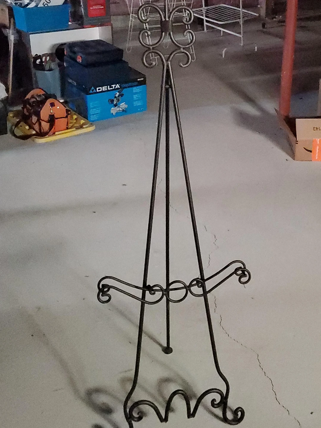 Wrought Iron Easel