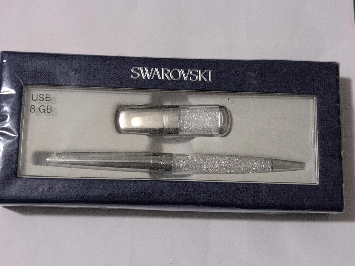 Swarovski Crystalline USB Flash Drive and Pen Set