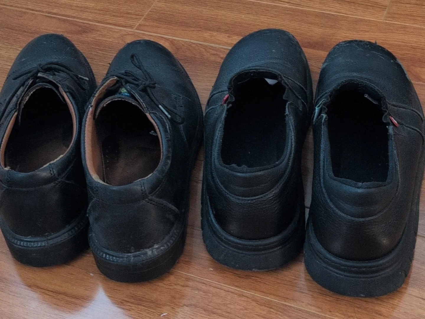 Black  safety Shoes - 2 Pairs