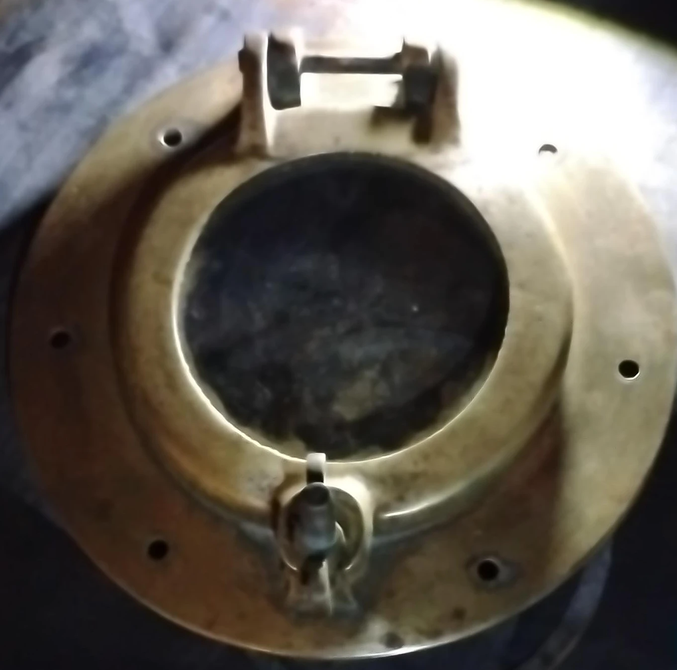 Vintage Brass Porthole Window