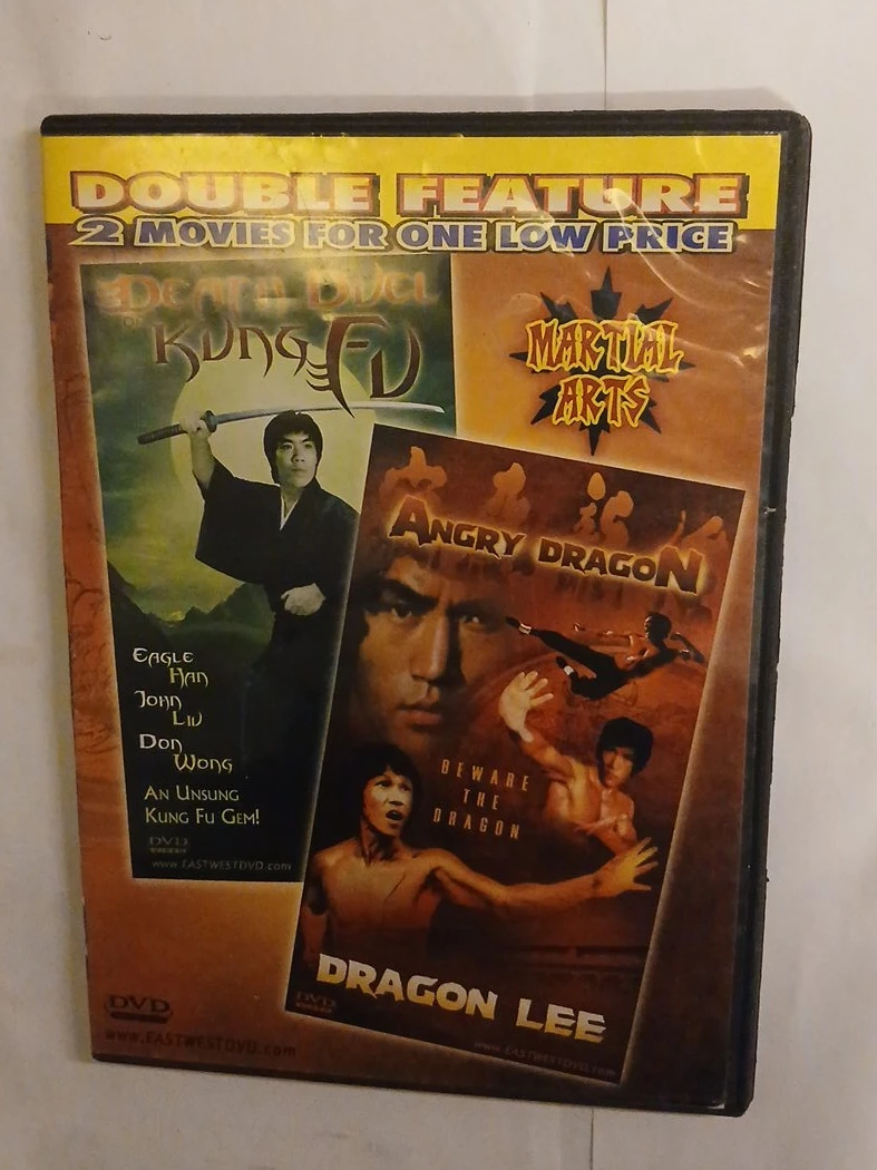 Double Feature DVD: Death of a Kung Fu Master & Angry Dragon