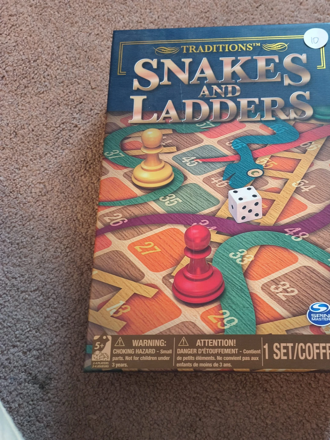 Traditions Snakes and Ladders Board Game