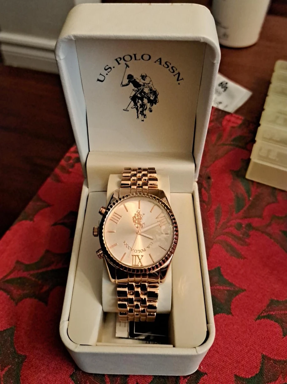 U.S. Polo Assn. Rose Gold Watch