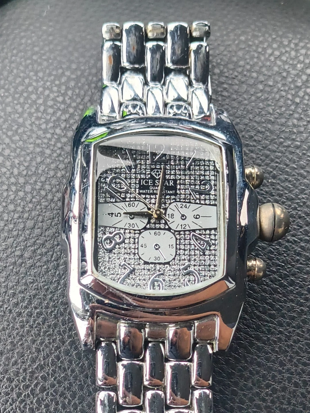 Ice Star Quartz Chronograph Watch
