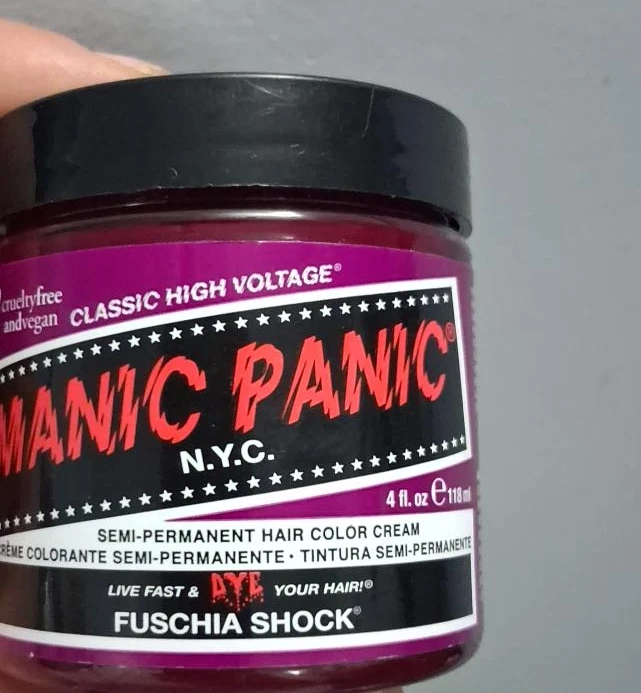 Manic Panic Fuschia Shock Semi-Permanent Hair Color Cream 4 oz