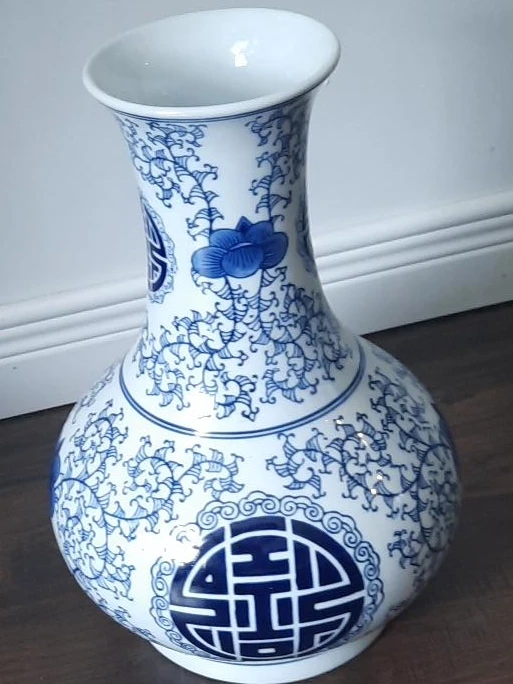 Lovely Blue and White Porcelain Vase