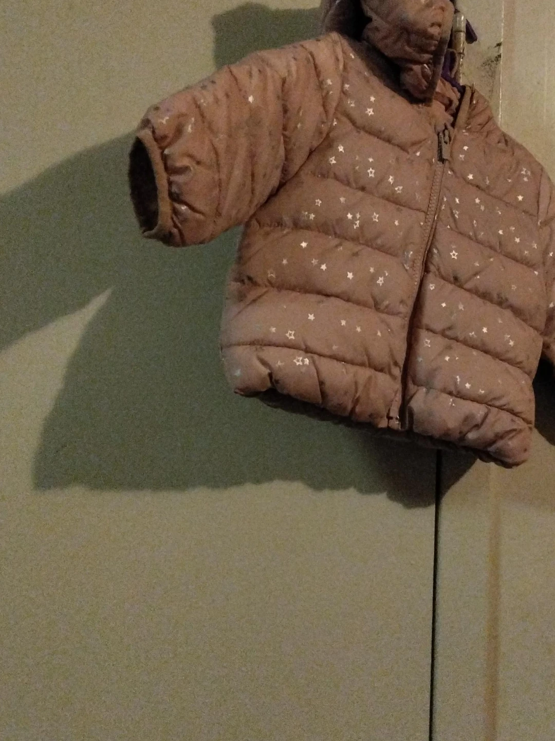 Girls Puffer Jacket with Stars