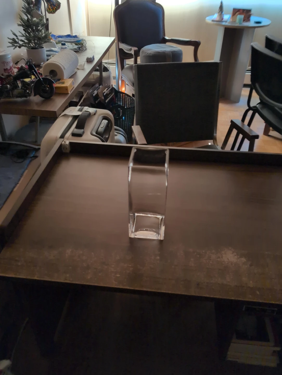 Glass Square Vase