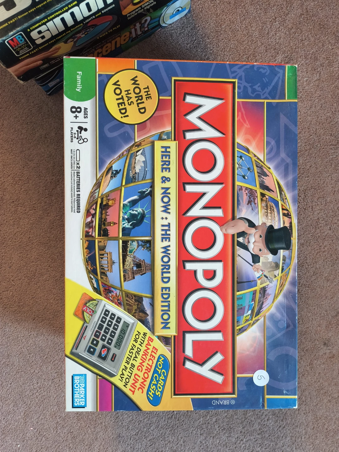 Monopoly Here & Now The World Edition Board Game