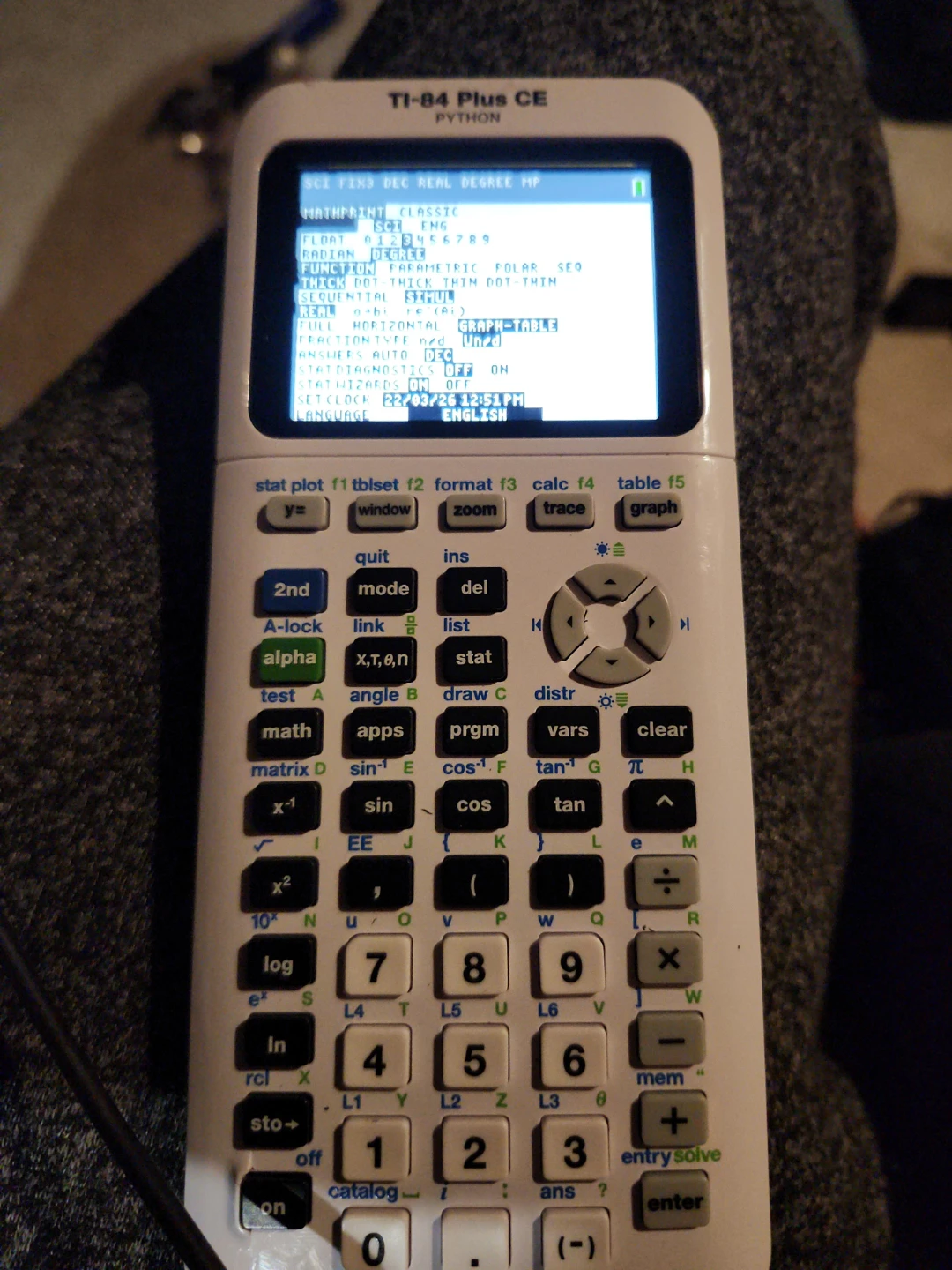 TI-84 Plus CE Python Graphing Calculator