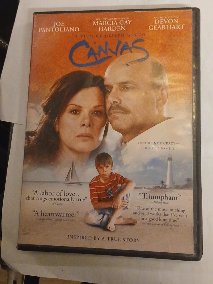 Canvas DVD starring Joe Pantoliano and Marcia Gay Harden