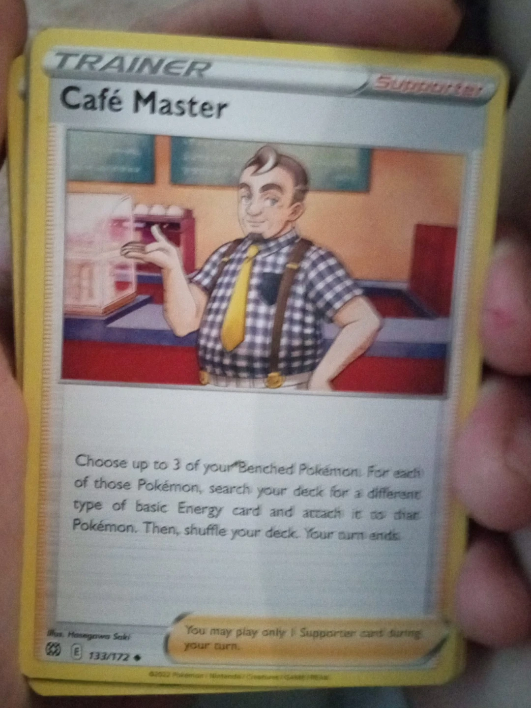 Pokémon TCG Trainer Card - Café Master (133/172)
