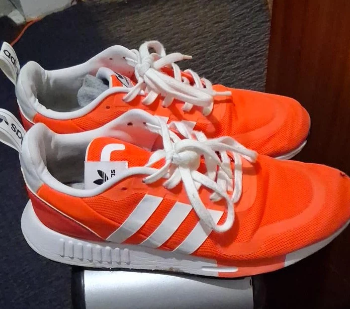 Adidas Orange Running Shoes