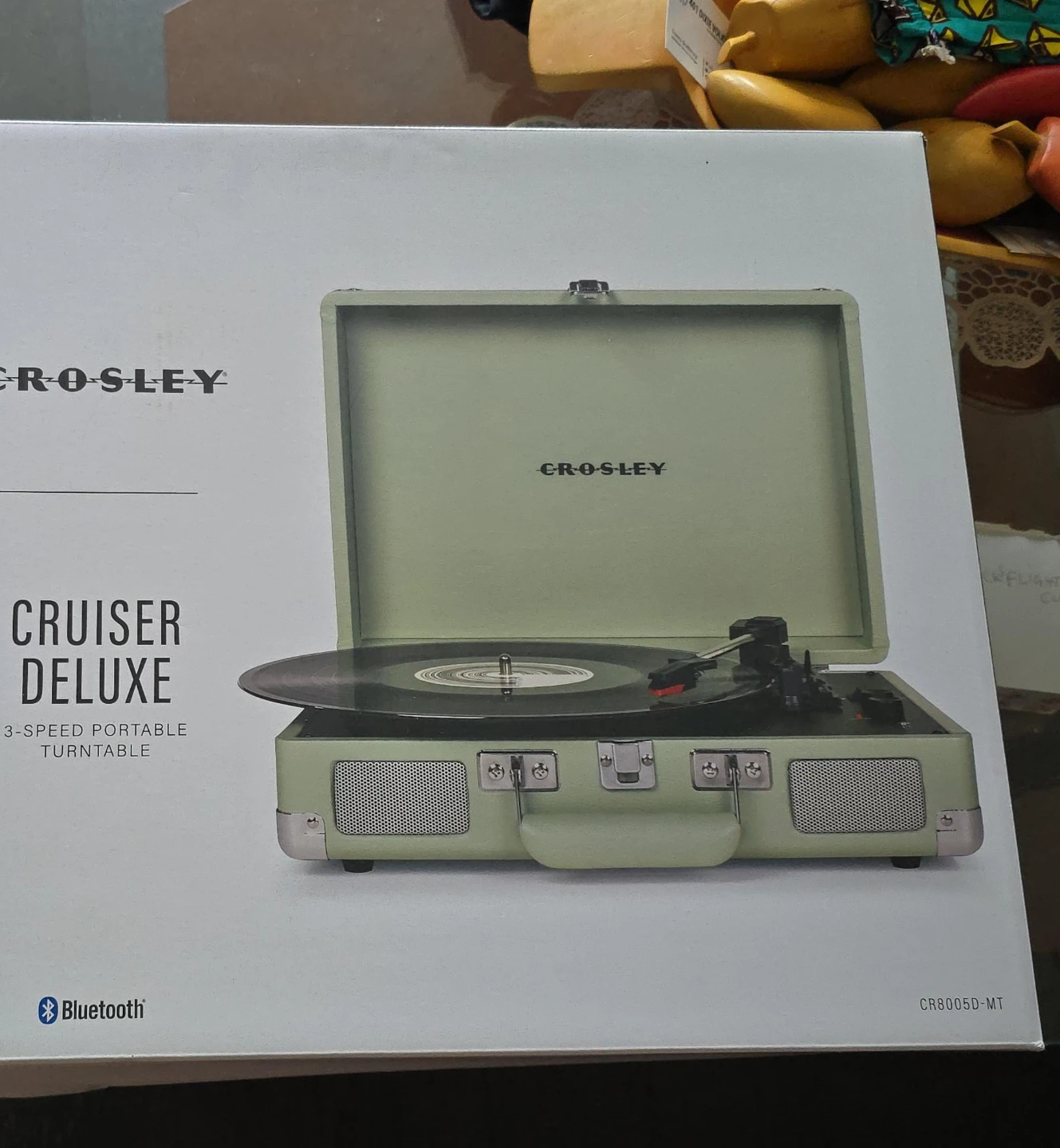 Crosley Cruiser Deluxe 3-Speed Portable Turntable