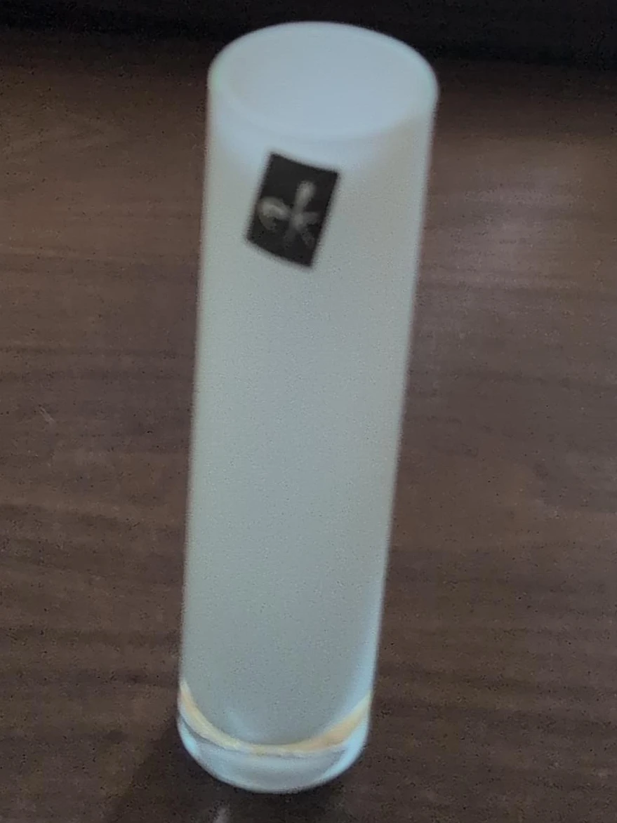 Frosted Glass Cylinder Vase