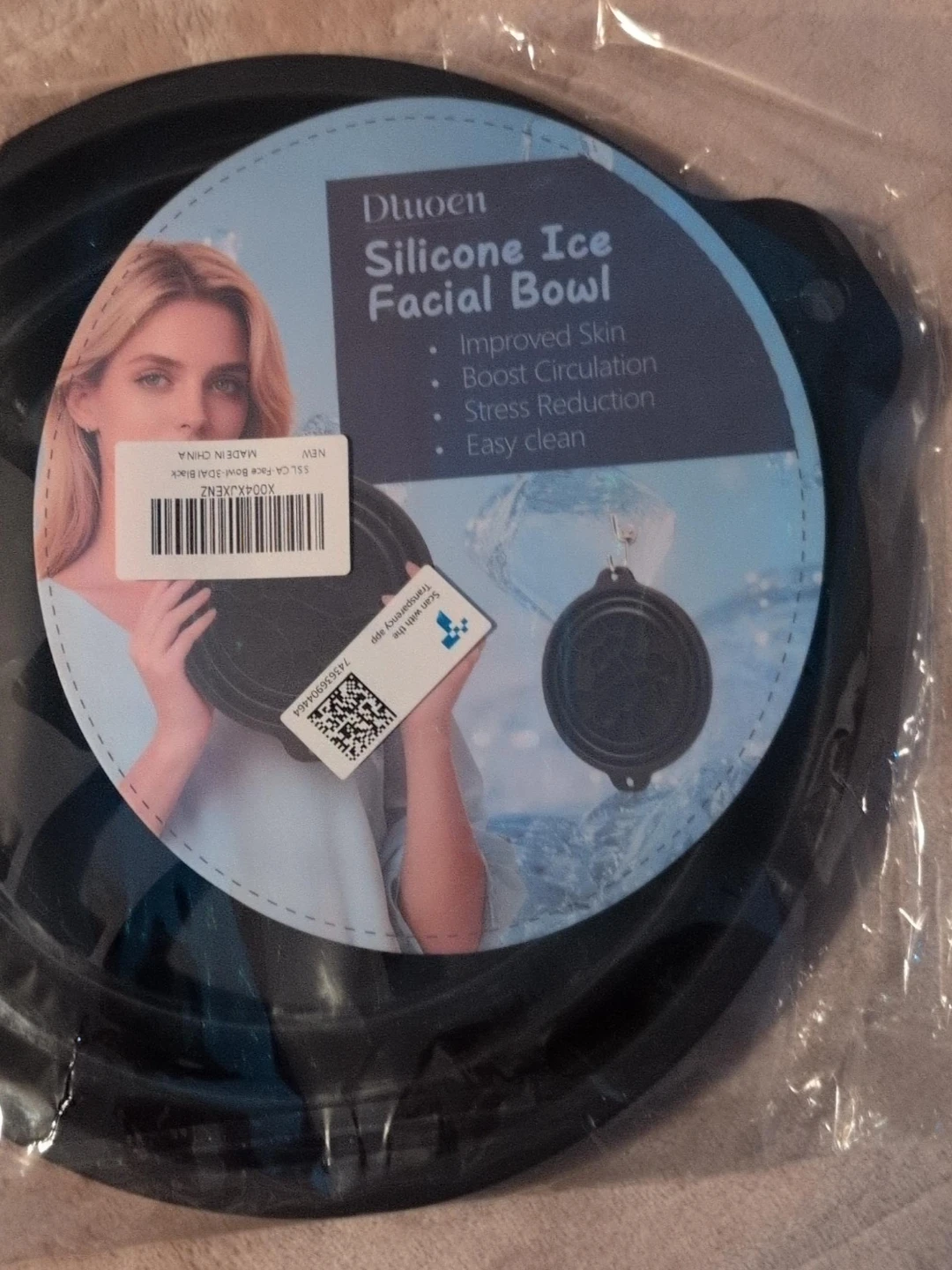 Dluoen Silicone Ice Facial Bowl - Black