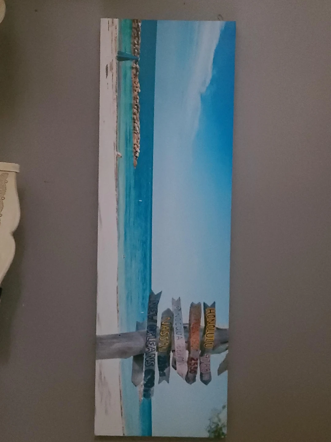 Beach Signpost Wall Art