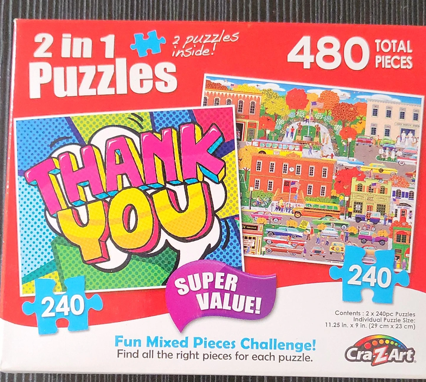 Cra-Z-Art 2-in-1 Puzzles - Everyday Heroes