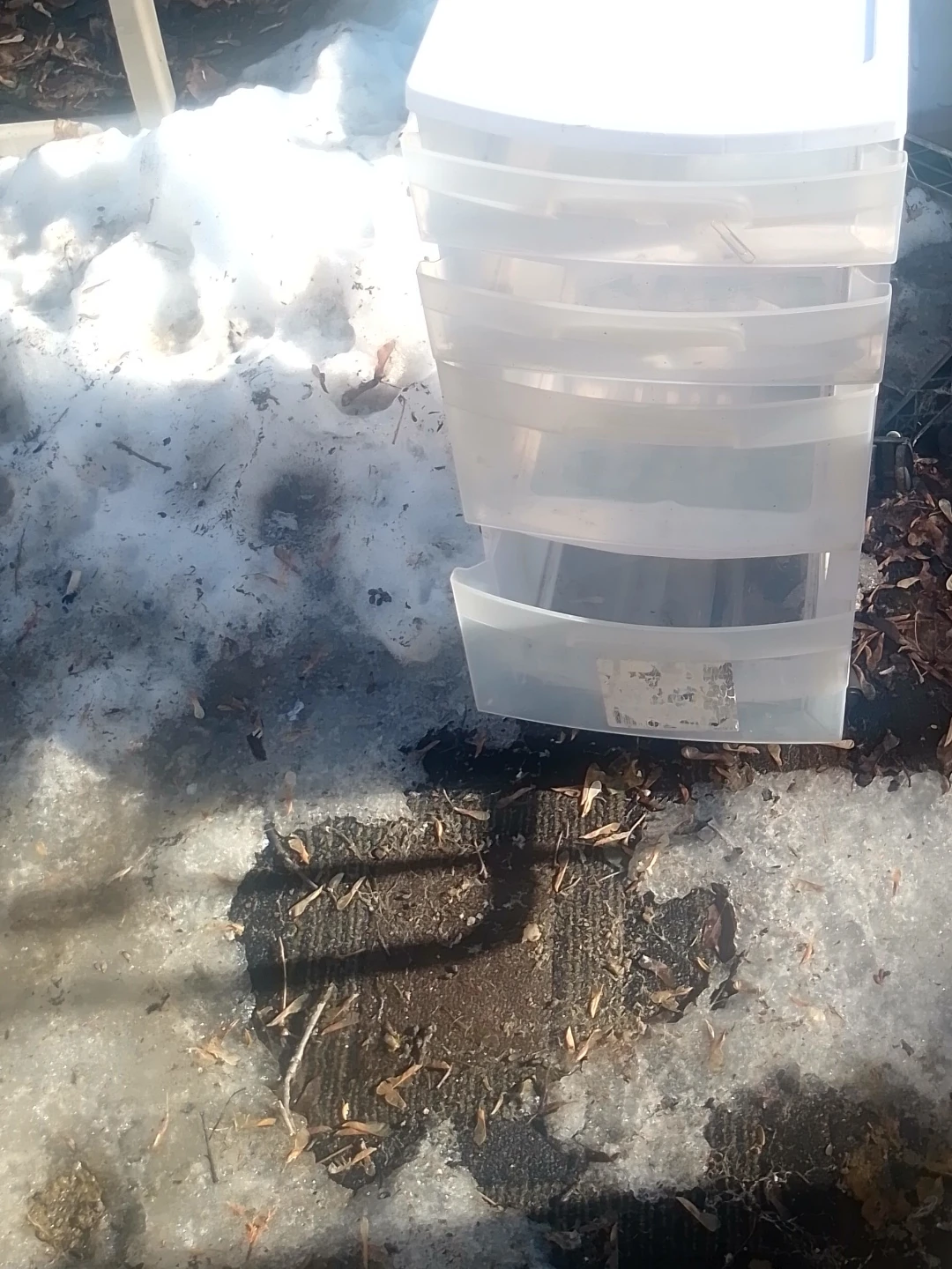 Stackable Clear Plastic Storage Bins