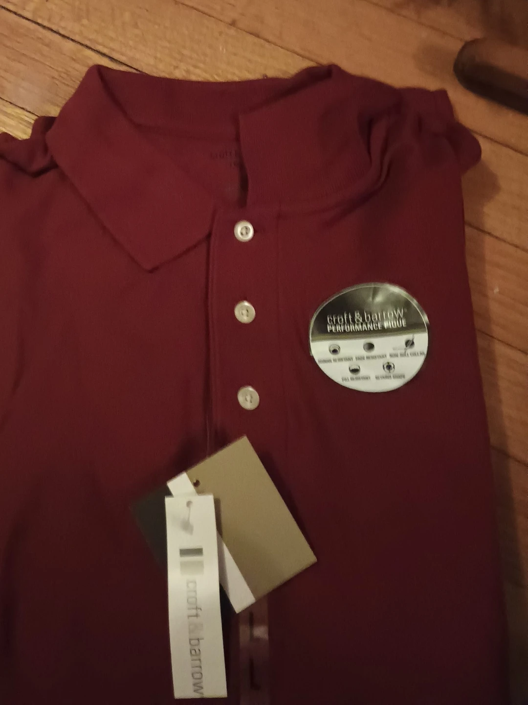 Croft & Barrow Performance Pique Polo Shirt