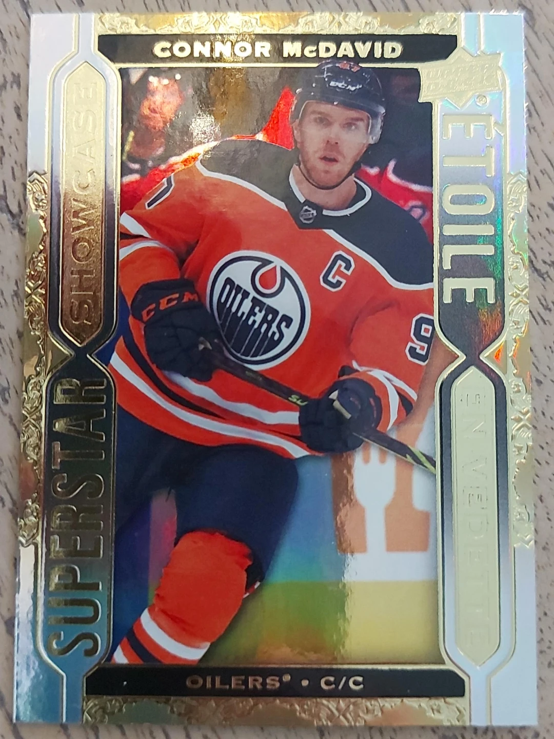 Connor McDavid Edmonton Oilers Hockey Card