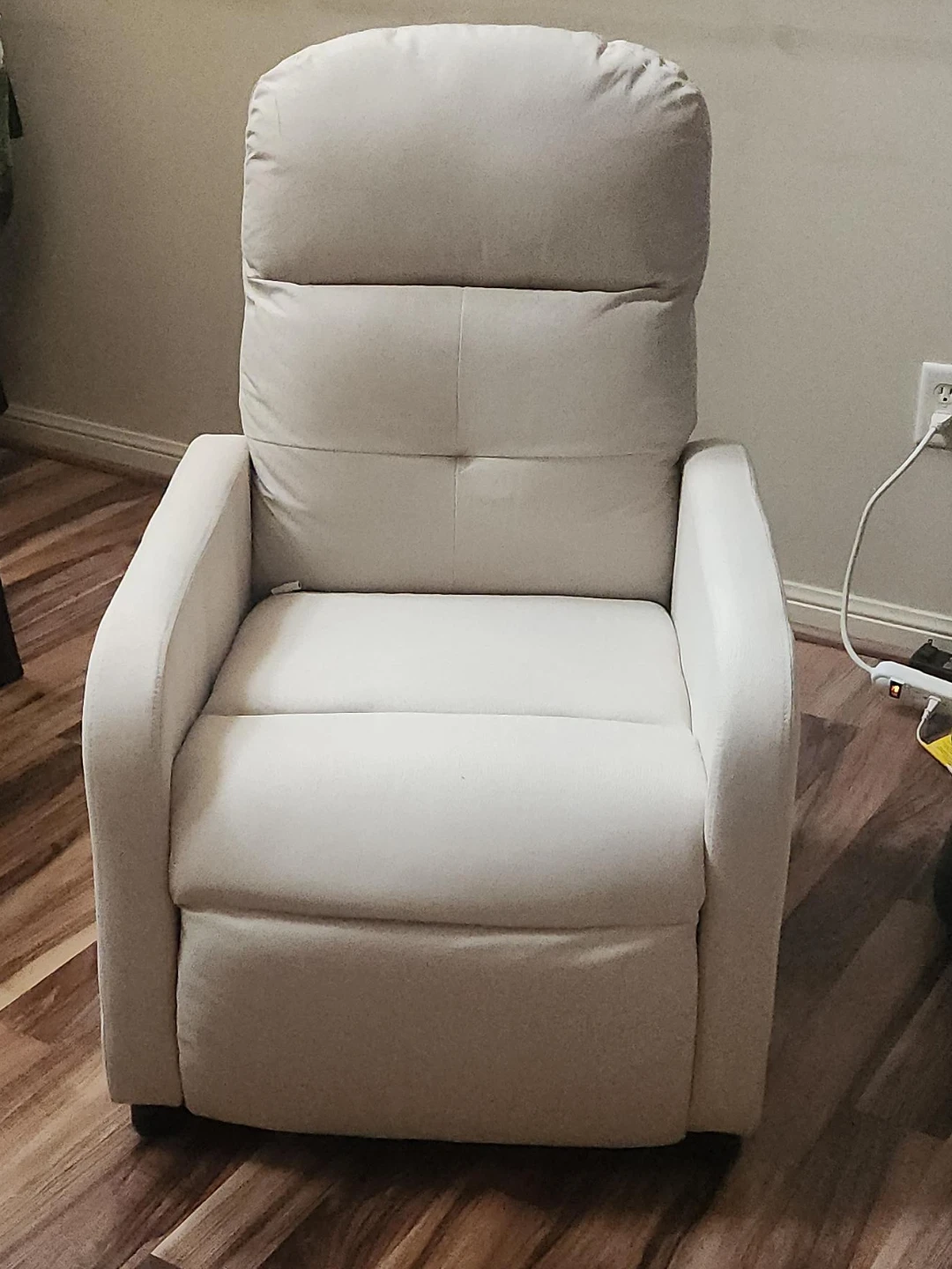 Cream Recliner Armchair