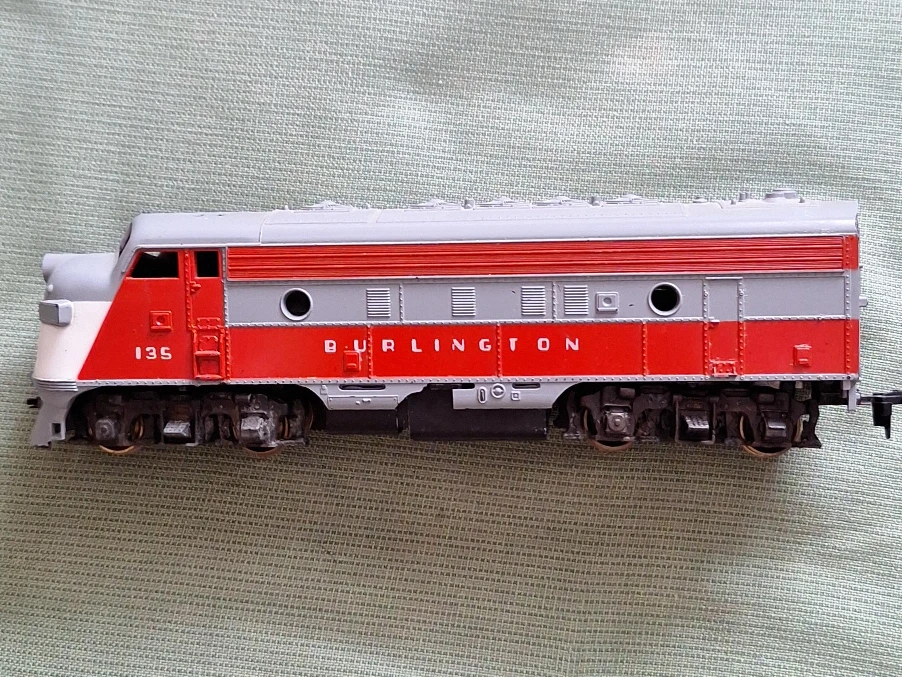 Burlington Model Train Engine 135