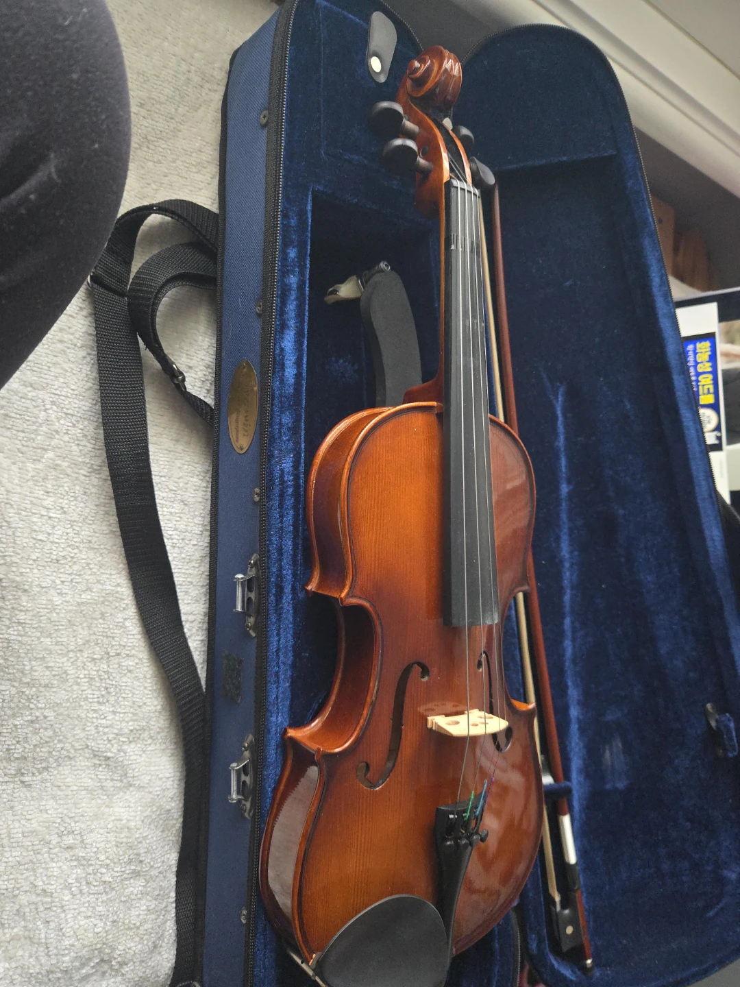 Synwin 3/4 Size Violin with Case, Bow and shoulder rest - photo 3