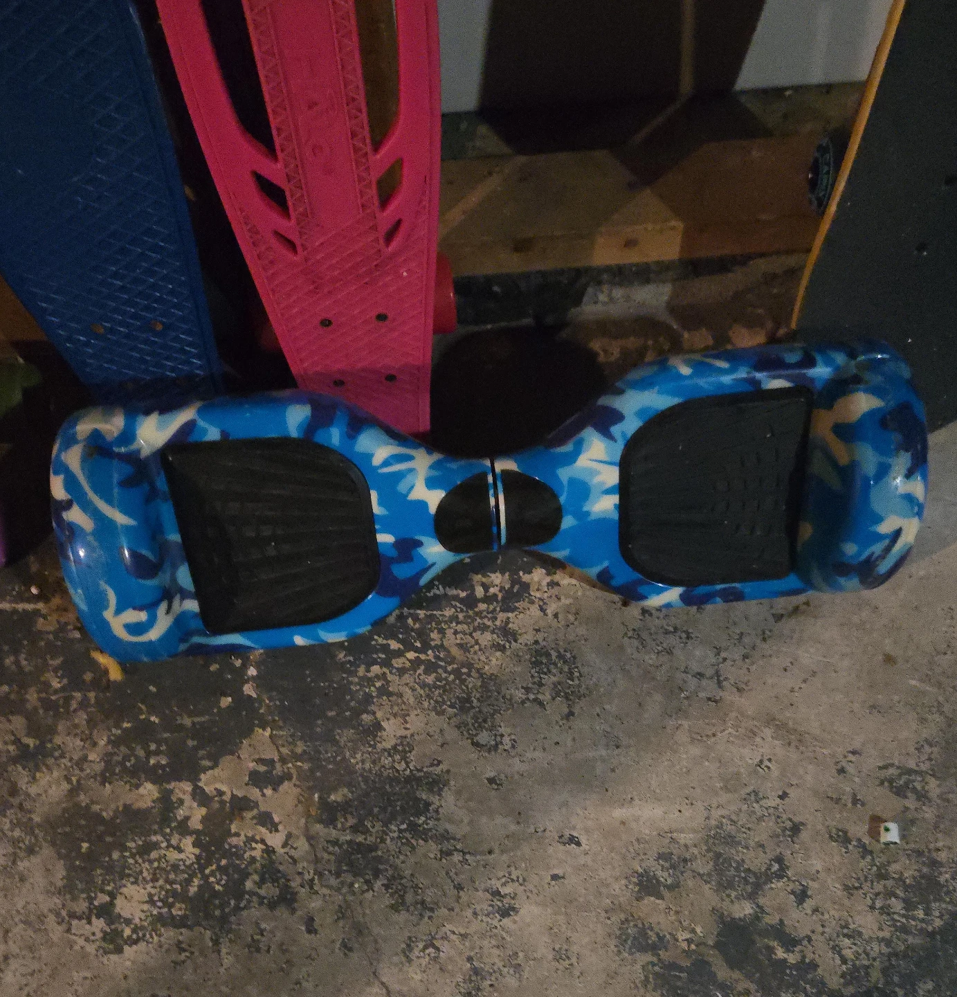 Blue Camo Hoverboard